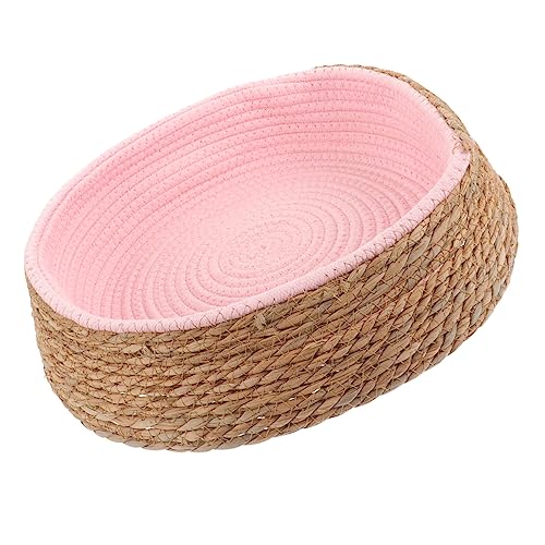 BESPORTBLE Kuscheliges Pet Nest Für Hunde Und Katzen Weiche Langlebige Schlafmatte Aus Naturmaterialien rutschfest Für Kleine Haustiere Geeignet Für Sommer Nötig Rundes Design Klein BESPORTBLE Kuscheliges Pet Nest Für Hunde Und Katzen Weiche Langlebige Schlafmatte Aus Naturmaterialien rutschfest Für Kleine Haustiere Geeignet Für Sommer Nötig Rundes Design Klein von BESPORTBLE