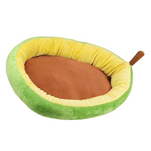 BESPORTBLE Pet Cushion Avocado Hundebett Aus Plüsch Für Welpen Winterwärme Weiches Nest Für Besseren Schlaf Geeignet Für Kleine Und Mittelgroße Hunde von BESPORTBLE