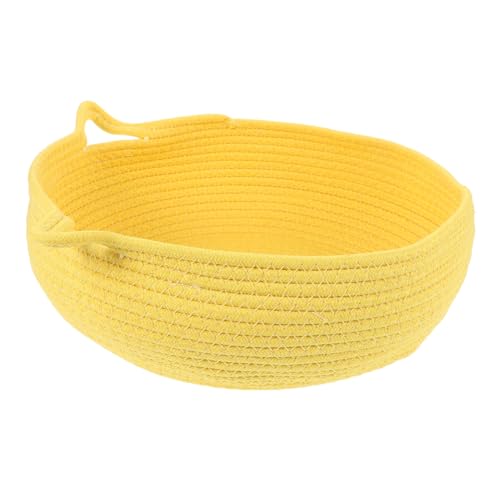 BESPORTBLE Katzenbett Hundebett Baumwollseil Gewebtes Bett Runder Katzenbettkorb Waschbar Warm Gemütlich BESPORTBLE Katzenbett Hundebett Baumwollseil Gewebtes Bett Runder Katzenbettkorb Waschbar Warm Gemütlich von BESPORTBLE