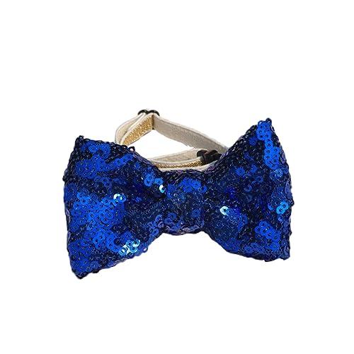 BESPORTBLE Haustierkrawatte Und Halsband Verstellbare Haustierkrawatte Haustierfliegen Hundekrawatte Blau Für Geburtstagsfeiern Hochzeit Feiertage Partys Komfortables Material Attraktiver von BESPORTBLE