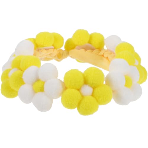 BESPORTBLE Haustierhalsband Hund Kragen Haustier-Krawatte Katzenhalsband Halsschmuck Für Haustiere Welpenhalsband in Stilvollem Design Halskette Für Haustier Garn Yellow BESPORTBLE Haustierhalsband Hund Kragen Haustier-Krawatte Katzenhalsband Halsschmuck Für Haustiere Welpenhalsband in Stilvollem Design Halskette Für Haustier Garn Yellow von BESPORTBLE