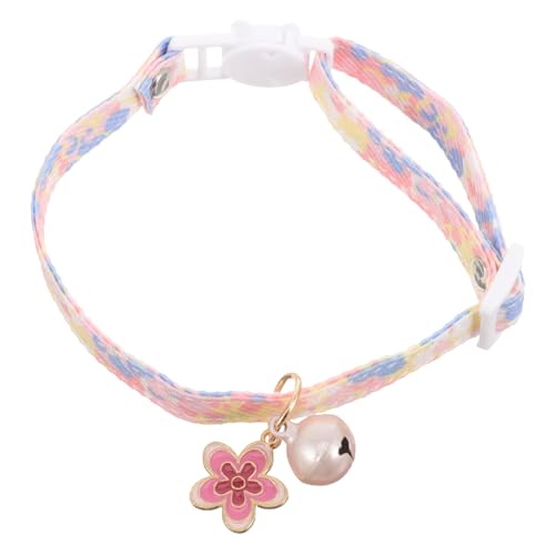 BESPORTBLE Blumenglocken-Halskette Für Katzen Verstellbares Haustierhalsband Schickes Design von BESPORTBLE