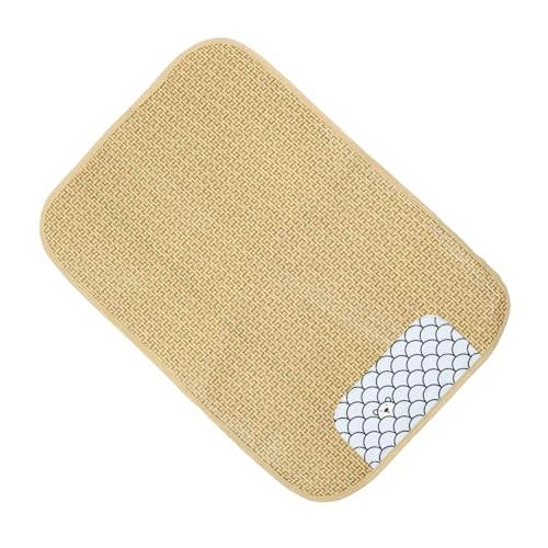 BESPORTBLE Haustiermatte Hasenkühlung Kühlkissen für Welpen Boden schlafmatte kleines Tier haustierbett pet Bed katzenhöhle Hundeunterlage Sommerunterlage für Katzen Rattan-Matte Light Brown BESPORTBLE Haustiermatte Hasenkühlung Kühlkissen für Welpen Boden schlafmatte kleines Tier haustierbett pet Bed katzenhöhle Hundeunterlage Sommerunterlage für Katzen Rattan-Matte Light Brown von BESPORTBLE