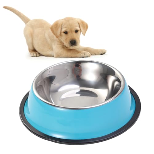 BESPORTBLE Edelstahl Hund Schüssel Tabletts Pet Feeder Schüssel Hundefutter Schüssel Nicht-Basis Für Welpen Katzen BESPORTBLE Edelstahl Hund Schüssel Tabletts Pet Feeder Schüssel Hundefutter Schüssel Nicht-Basis Für Welpen Katzen von BESPORTBLE