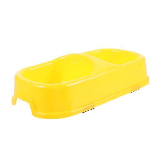 BESPORTBLE Haustiernapf Fütterungsmatte Futterspender Welpenfutter Futternapf Katzenfutter automatisch pet Supplies pet Bowl Hundefutter aus Kunststoff Tierfutterbehälter Plastik Yellow BESPORTBLE Haustiernapf Fütterungsmatte Futterspender Welpenfutter Futternapf Katzenfutter automatisch pet Supplies pet Bowl Hundefutter aus Kunststoff Tierfutterbehälter Plastik Yellow von BESPORTBLE