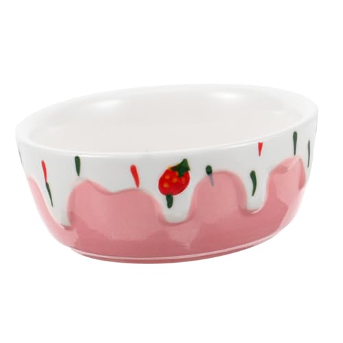 BESPORTBLE Keramischer Futternapf Für Kleine Haustiere Antirutsch Design Ideal Für Hamster Kaninchen Und Chinchillas Erdbeermuster Haustierzubehör Für Gesunde Snacks Und Futter BESPORTBLE Keramischer Futternapf Für Kleine Haustiere Antirutsch Design Ideal Für Hamster Kaninchen Und Chinchillas Erdbeermuster Haustierzubehör Für Gesunde Snacks Und Futter von BESPORTBLE