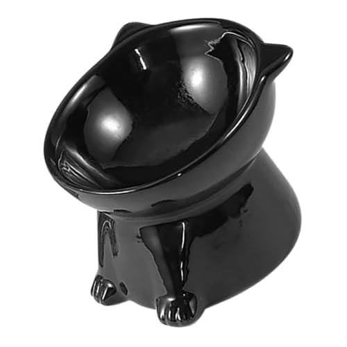 BESPORTBLE Haustiernapf leckbar Katzenfutter Katzengericht züchten Kätzchen Tore Hund Haustier Schüssel Futternapf Futterschüssel Katzennapf erhöht wiederverwendbarer Katzennapf Keramik Black BESPORTBLE Haustiernapf leckbar Katzenfutter Katzengericht züchten Kätzchen Tore Hund Haustier Schüssel Futternapf Futterschüssel Katzennapf erhöht wiederverwendbarer Katzennapf Keramik Black von BESPORTBLE