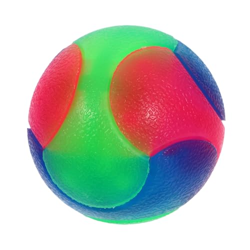 BESPORTBLE Glow in The Dark Hundeball Für Kleine Hunde Interaktives Spielzeug Mit Led-lichtern Elastisch Für Training Und Spielspaß Für Welpen Und Katzen von BESPORTBLE