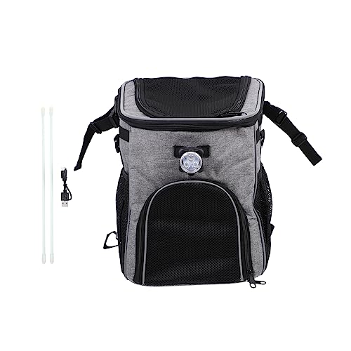 BESPORTBLE Fahrradtasche für Haustiere Aus Polyester Tasche für Hunde Kompakt Zusammenklappbar für Den Außenbereich Grau BESPORTBLE Fahrradtasche für Haustiere Aus Polyester Tasche für Hunde Kompakt Zusammenklappbar für Den Außenbereich Grau von BESPORTBLE