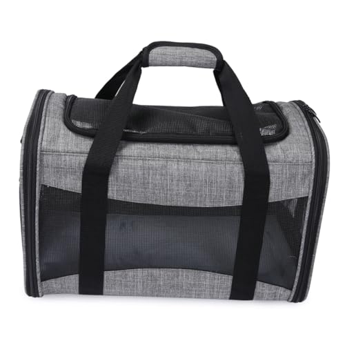 BESPORTBLE Tragetasche für Haustiere Faltbar Tragetasche Atmungsaktiv für Den Außenbereich Aufbewahrung Von Haustieren Katzentragetasche Leicht Zu Tragen Reisetasche Grau BESPORTBLE Tragetasche für Haustiere Faltbar Tragetasche Atmungsaktiv für Den Außenbereich Aufbewahrung Von Haustieren Katzentragetasche Leicht Zu Tragen Reisetasche Grau von BESPORTBLE