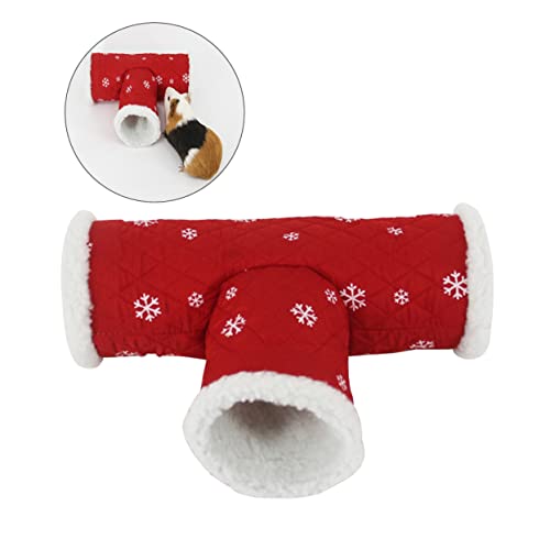 BESPORTBLE Kleintier Tiertunnel Aus Fleece Für Hamster Meerschweinchen Kaninchen Warmes Versteckspielzeug T-förmiger Röhrenkanal Für Kleine Haustiere Für Spiel Und Entspannung BESPORTBLE Kleintier Tiertunnel Aus Fleece Für Hamster Meerschweinchen Kaninchen Warmes Versteckspielzeug T-förmiger Röhrenkanal Für Kleine Haustiere Für Spiel Und Entspannung von BESPORTBLE