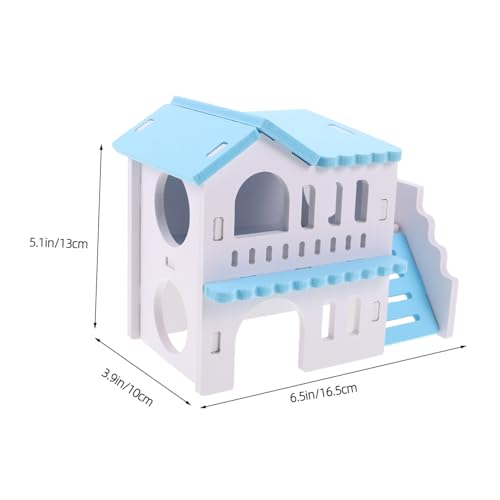 BESPORTBLE Haustiervilla Schlafnest Kleines Haustierversteck Holz Kleintierversteck Hamsterversteck Unterschlupf Hamsterversteck Haus Hütte Hamsterholz Haustiernest Für von BESPORTBLE