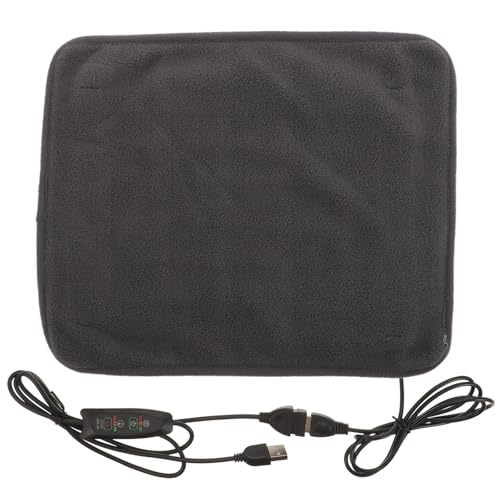 BESPORTBLE Heizkissen Für Haustiere Katze Heizkissen Hundewärmerbett Katzen Thermomatte Heizdecke Hunde Wärmekissen Elektrische Heizmatte Für Haustiere Heizkissen Für Katzen Grey Polyester von BESPORTBLE