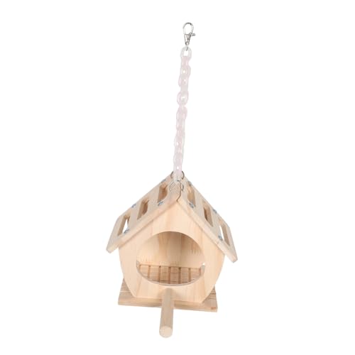 BESPORTBLE Holz vogelhaus mit Sitzstange und Schaukel Hängendes Papageien nistkasten Vielseitiges Brut Legenest für Kleine Vögel Wie Wellensittiche Nymphensittiche und Papageien BESPORTBLE Holz vogelhaus mit Sitzstange und Schaukel Hängendes Papageien nistkasten Vielseitiges Brut Legenest für Kleine Vögel Wie Wellensittiche Nymphensittiche und Papageien von BESPORTBLE