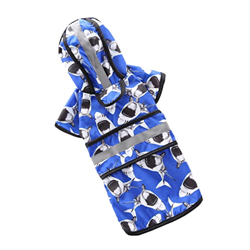 BESPORTBLE Hund Regenmantel Wasserdichter Regenponcho wasserdichte Hose Damen Waschbare Pinkelpads Für Hunde Regenjacke Herren Hundemäntel Wasserdicht Hundehandtuch Hündchen Polyester Blue von BESPORTBLE