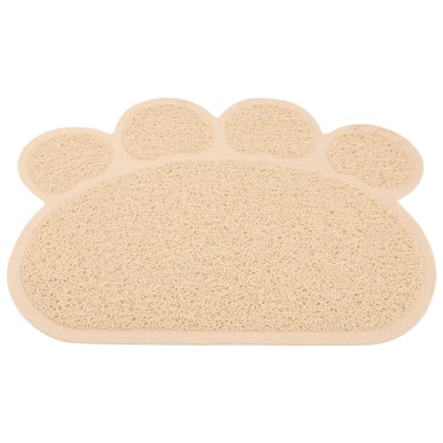 BESPORTBLE Hundefuttermatte katzenklo vorlegematte katzenklo vorleger Matte Tierpflege Zubehör Katzenfuttermatte drinnen Wurf katzenstreu PVC-Streumatten Haustiermatten für den Haushalt Beige BESPORTBLE Hundefuttermatte katzenklo vorlegematte katzenklo vorleger Matte Tierpflege Zubehör Katzenfuttermatte drinnen Wurf katzenstreu PVC-Streumatten Haustiermatten für den Haushalt Beige von BESPORTBLE