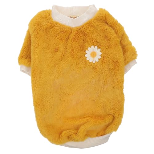 BESPORTBLE Hundekleidung Hunde-Halloween-kostüme Hund Winterkleid Wintermäntel Für Hunde Regenmantel Dackel Welpen Dekorativer Mantel Winterjacken Hundemäntel Wasserdicht Yellow Polyester von BESPORTBLE