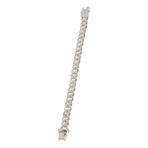 BESPORTBLE Hundehalsband Aus Metall für Hunde Goldene Kette Halsband Dekorative Haustierkette Silberfarben 16 cm von BESPORTBLE