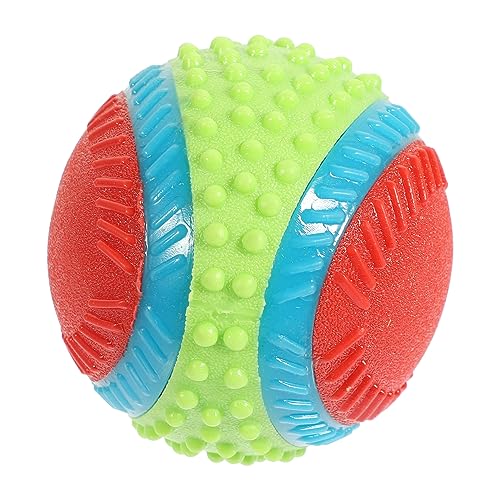 BESPORTBLE Interaktiver Hundeball Aus Weichem Gummi Welpen-beißspielzeug Trainingsbälle Für Hunde Hundespielzeug Zum Werfen Und Kauen Geeignet Für Kleine Und Große Hunde von BESPORTBLE