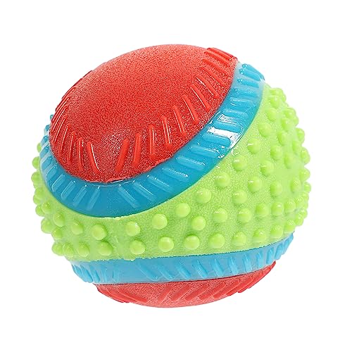 BESPORTBLE Hundespielzeug Welpen Beißender Ball Interaktiver Hundeball Hund Backenzahn Kugel Welpen-trainingsball Backenzahnspielzeug Für Hunde Welpe Wirft Ball Trainingsbälle Für Hunde Gummi von BESPORTBLE