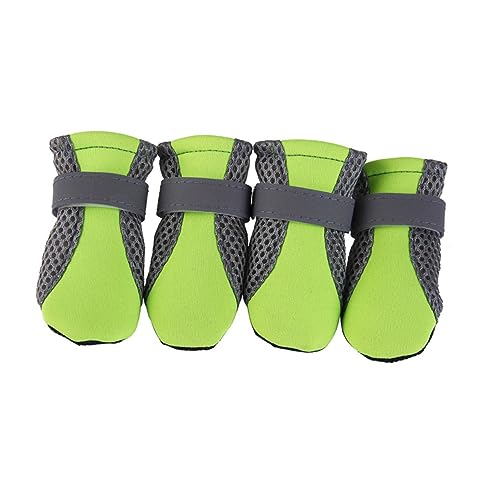 BESPORTBLE Schuhhund Für Hunde Haustierschuhe Mesh - Sohle M Größe Grün Bequem Für Outdoor-aktivitäten Zufälliger Stil von BESPORTBLE