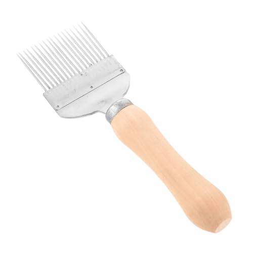 BESPORTBLE Entdeckelungsgabel Mit Holzgriff Multifunktionales Werkzeug Für Bienenhaltung Zum Entfernen Von Wachs Und Honig Imkerfreundlich Und Leicht Zu Reinigen BESPORTBLE Entdeckelungsgabel Mit Holzgriff Multifunktionales Werkzeug Für Bienenhaltung Zum Entfernen Von Wachs Und Honig Imkerfreundlich Und Leicht Zu Reinigen von BESPORTBLE