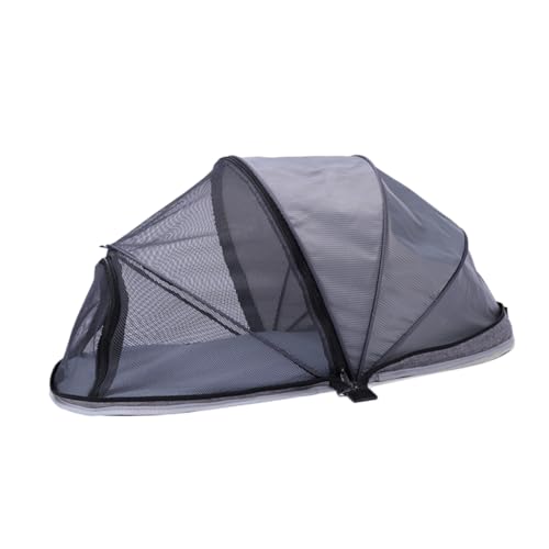 BESPORTBLE Atmungsaktives Haustierzelt Für Hunde Outdoor-/Indoor-Zelt Netzstoff Tragbare Hundetransportmatte Auto-klappzwinger Für Zuhause Und Reisen Grau BESPORTBLE Atmungsaktives Haustierzelt Für Hunde Outdoor-/Indoor-Zelt Netzstoff Tragbare Hundetransportmatte Auto-klappzwinger Für Zuhause Und Reisen Grau von BESPORTBLE
