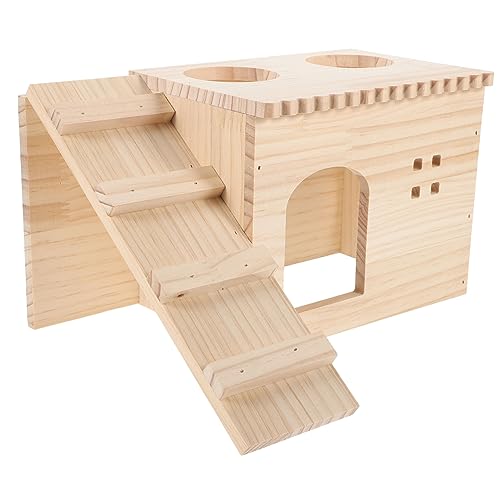 BESPORTBLE Natürliches Hamsternest Aus Holz Mit Leiter Versteck Für Hamster Haustierbedarf Tier Holzhaus BESPORTBLE Natürliches Hamsternest Aus Holz Mit Leiter Versteck Für Hamster Haustierbedarf Tier Holzhaus von BESPORTBLE