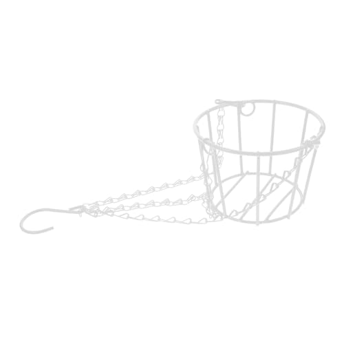 BESPORTBLE Heu Feeder Rack Metall Rahmen Bequem Bunny Feeder Haushalt Feeder Weiß von BESPORTBLE