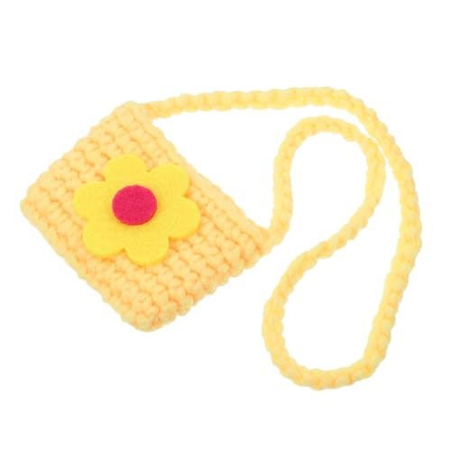 BESPORTBLE Mini Haustier Umhängetasche Für Kleine Tiere Gelbes Design Tragbare Und Bequeme Karottentasche Für Kostümpartys Und Fotoshootings Weiches Langlebiges Material Für von BESPORTBLE