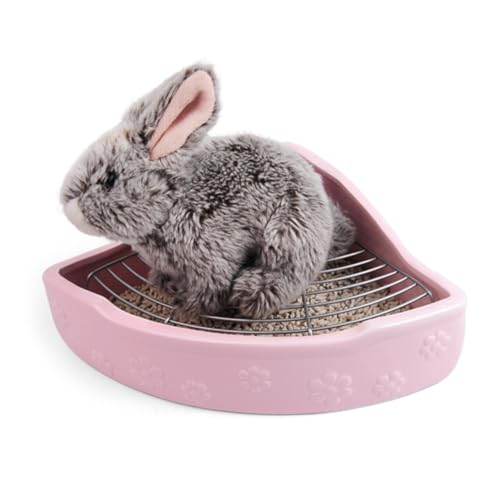 BESPORTBLE Farbenfrohe Toilette Für Kleintiere Praktische Und Leicht Zu Reinigende Ecktoilette Für Kaninchen Und Meerschweinchen von BESPORTBLE