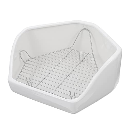 BESPORTBLE Große 5-seitige Katzentoilette Aus Strapazierfähiger Keramik Haustiertoilette Für Ausgewachsene Meerschweinchen Leicht Waschbares Design Weiß BESPORTBLE Große 5-seitige Katzentoilette Aus Strapazierfähiger Keramik Haustiertoilette Für Ausgewachsene Meerschweinchen Leicht Waschbares Design Weiß von BESPORTBLE