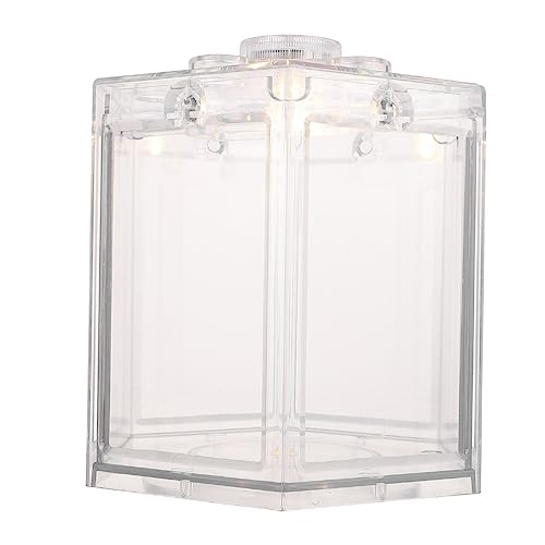 BESPORTBLE Betta Fisch Tank Für Zuhause Transparentes Aquarium Mit -licht Für Schreibtisch Für Süßwasserfische Und Dekoration Im Oder Büro BESPORTBLE Betta Fisch Tank Für Zuhause Transparentes Aquarium Mit -licht Für Schreibtisch Für Süßwasserfische Und Dekoration Im Oder Büro von BESPORTBLE
