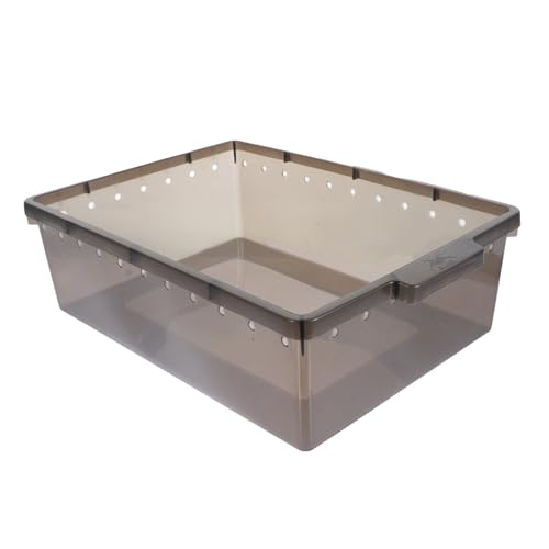 BESPORTBLE Kasten Fütterungsbox Futterspender Für Schildkröten Reptilien-Terrarium-lebensraum Behälter Zum Ausbrüten Von Schlangen Schwarzer Futterbehälter Reptilienzuchtkäfig Black Plastik BESPORTBLE Kasten Fütterungsbox Futterspender Für Schildkröten Reptilien-Terrarium-lebensraum Behälter Zum Ausbrüten Von Schlangen Schwarzer Futterbehälter Reptilienzuchtkäfig Black Plastik von BESPORTBLE