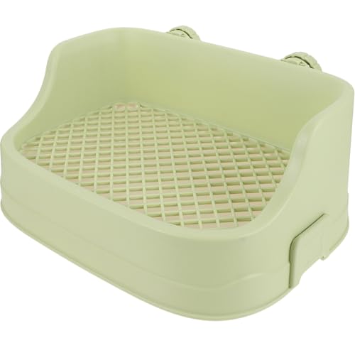 BESPORTBLE Kasten Haustier Töpfchen Essen Haustierstall Töpfchen Für Meerschweinchen Käfigeinlagen Für Meerschweinchen Abfallschrank Hasenzubehör Vlies Reiniger Light Green Plastik BESPORTBLE Kasten Haustier Töpfchen Essen Haustierstall Töpfchen Für Meerschweinchen Käfigeinlagen Für Meerschweinchen Abfallschrank Hasenzubehör Vlies Reiniger Light Green Plastik von BESPORTBLE