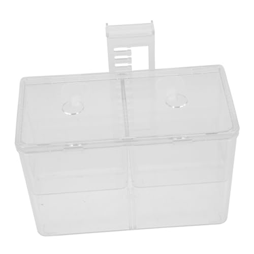 BESPORTBLE Aquarium Brutkasten Mit Trennwand Transparenter Zuchtbehälter Für Fische Und Garnelen Hängendes Design Schützt Jungfische Vor Erwachsenen Fördert Überlebensrate Für Zucht von BESPORTBLE