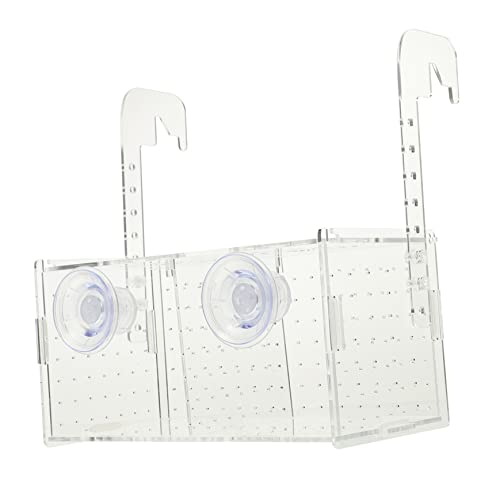 BESPORTBLE Acrylbox Transparent Für Aquarium Fischzucht Mit Trennwand Saugnapf-Design Fischisolationsbox Brutbox Für Aquarienfische Leicht Tragbar BESPORTBLE Acrylbox Transparent Für Aquarium Fischzucht Mit Trennwand Saugnapf-Design Fischisolationsbox Brutbox Für Aquarienfische Leicht Tragbar von BESPORTBLE