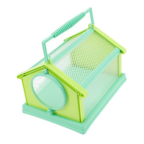 BESPORTBLE Kasten Käfig Zur Beobachtung Von Insekten Raupen-kit Spielzeugkäfig Für Fangen Fliegen Bausatz Käfige Lebewesen Im Freien Inkubator Hingucker Für Fänger Green Plastik von BESPORTBLE