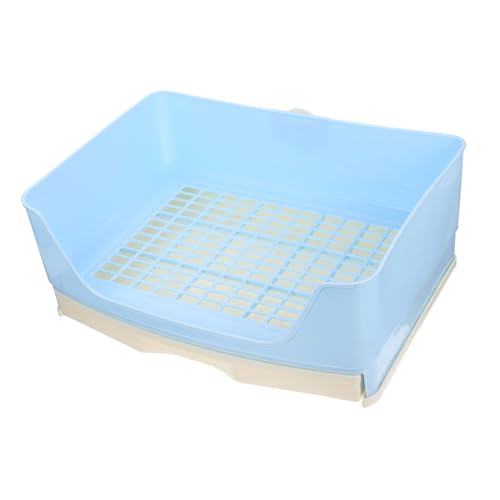 BESPORTBLE Kasten Kaninchentoilette Essen Hamster Töpfchen Chinchilla Käfig Hängematte kaninchenklo Hasen klo Verschleißfestes Meerschweinchen-Töpfchen Haushaltshasen-Töpfchen Plastik Blue BESPORTBLE Kasten Kaninchentoilette Essen Hamster Töpfchen Chinchilla Käfig Hängematte kaninchenklo Hasen klo Verschleißfestes Meerschweinchen-Töpfchen Haushaltshasen-Töpfchen Plastik Blue von BESPORTBLE
