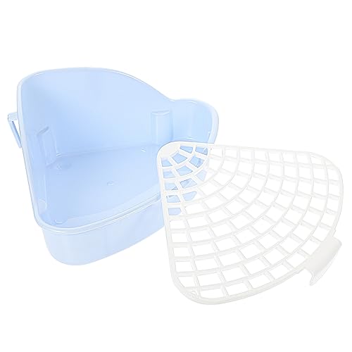BESPORTBLE Kasten Kaninchentoilette Hase Ecktoilette Für Kleine Tiere Hund Toilettenschüssel Für Haustiere Toilettentrainer Für Meerschweinchen Stall Hamsterröhren Heu Käfig Pp Blue BESPORTBLE Kasten Kaninchentoilette Hase Ecktoilette Für Kleine Tiere Hund Toilettenschüssel Für Haustiere Toilettentrainer Für Meerschweinchen Stall Hamsterröhren Heu Käfig Pp Blue von BESPORTBLE