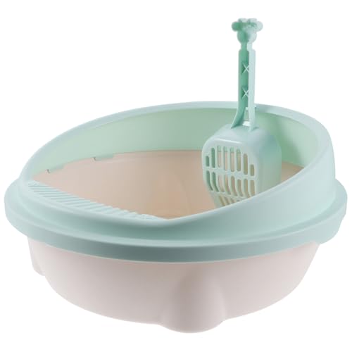 BESPORTBLE Kasten Katzentoilette Kätzchenkotschaufeln Katzenboxen Katzenklo Katzenkotbehälter Kleintiertablett katzentoillette litterbox Katze Bettpfanne kätzchentoilette Plastik Sky-Blue BESPORTBLE Kasten Katzentoilette Kätzchenkotschaufeln Katzenboxen Katzenklo Katzenkotbehälter Kleintiertablett katzentoillette litterbox Katze Bettpfanne kätzchentoilette Plastik Sky-Blue von BESPORTBLE