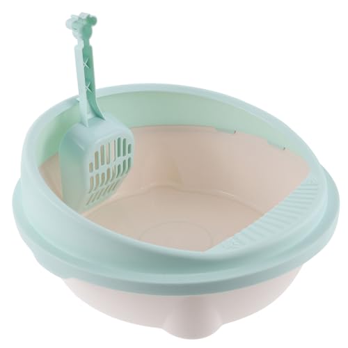 BESPORTBLE Kasten Katzentoilette Katzenboxen Kotheberschaufel Kleintiertablett Kätzchenkotschaufeln Haustier katzentoillette litterbox kätzchentoilette Katze Bettpfanne Plastik Sky-Blue BESPORTBLE Kasten Katzentoilette Katzenboxen Kotheberschaufel Kleintiertablett Kätzchenkotschaufeln Haustier katzentoillette litterbox kätzchentoilette Katze Bettpfanne Plastik Sky-Blue von BESPORTBLE