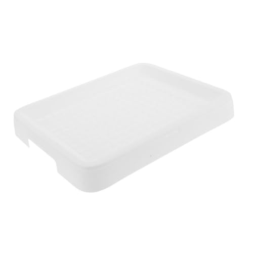 BESPORTBLE Kasten Katzentoilette für Haustiere Heu Spülbecken-Caddy Zubehör Sitz Tasche Hamster klo hasentoilette Hasen-Töpfchentablett für den Innenbereich Häschen Toilette Plastik von BESPORTBLE