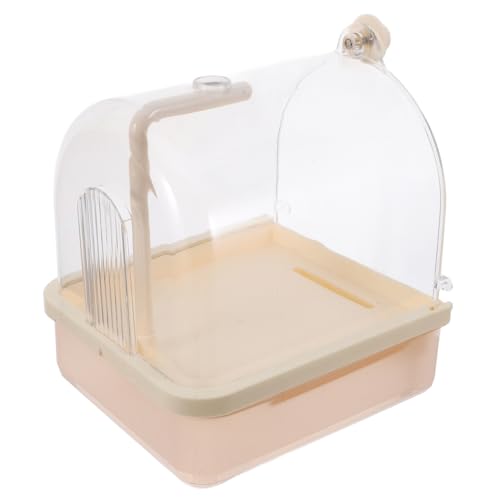 BESPORTBLE Vogelbadewanne Papageien-duschbox Automatische Vogelbadewanne für Sittich-futterhalter Elegantes Design von BESPORTBLE