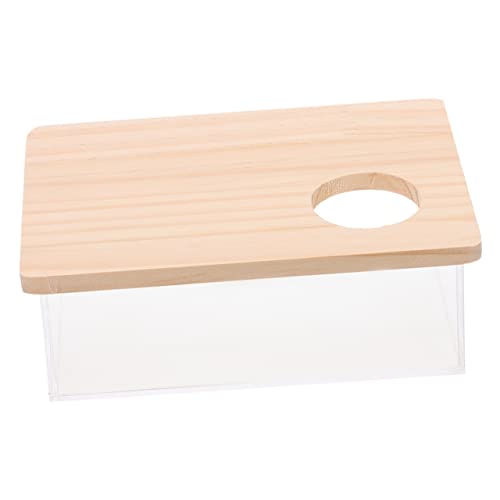 BESPORTBLE Hamsterbadebox Badesand Für Hamster Hamsterbadebecken - Haustierwanne Badebehälter Für Hamster Rennmäuse von BESPORTBLE