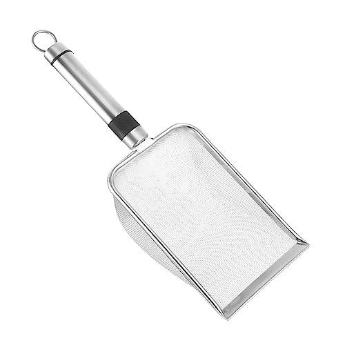BESPORTBLE Kasten Sandschaufel aus Edelstahl Hundekotschaufel Grube Sieb Schildkröte Scoop edelstahlspachtel Reptilienzubehör Reptilien-Sandschaufel bärtiger Sand Rostfreier Stahl Silver BESPORTBLE Kasten Sandschaufel aus Edelstahl Hundekotschaufel Grube Sieb Schildkröte Scoop edelstahlspachtel Reptilienzubehör Reptilien-Sandschaufel bärtiger Sand Rostfreier Stahl Silver von BESPORTBLE