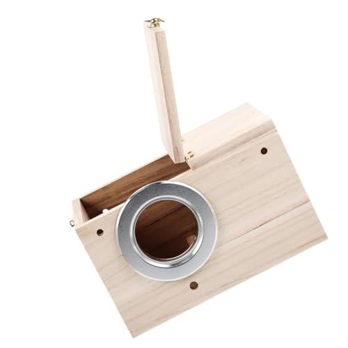 BESPORTBLE Hängender Vogelnistkasten Holznistkasten Für Sittiche Vogelhaus Für Die Zucht Gartendekoration BESPORTBLE Hängender Vogelnistkasten Holznistkasten Für Sittiche Vogelhaus Für Die Zucht Gartendekoration von BESPORTBLE