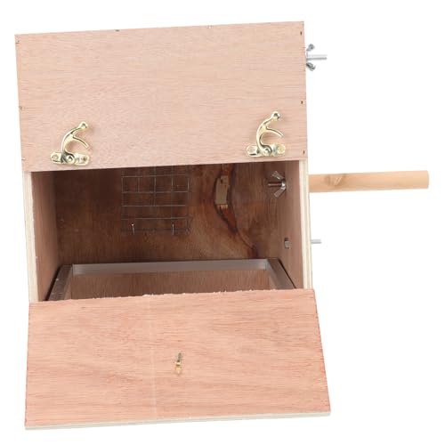 BESPORTBLE Kasten Vogelnest aus Holz Garten Vogelhaus Vogelbrutnest Vogel Fütterer Aufhänger Käfige vogelhäuser für draußen vogelkäfig Vogelspielzeug für Sittiche Sittichnest aus Holz hölzern BESPORTBLE Kasten Vogelnest aus Holz Garten Vogelhaus Vogelbrutnest Vogel Fütterer Aufhänger Käfige vogelhäuser für draußen vogelkäfig Vogelspielzeug für Sittiche Sittichnest aus Holz hölzern von BESPORTBLE