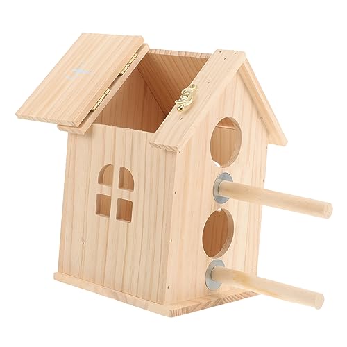 BESPORTBLE Papageien-nistkasten Vogelbedarf Vogelnest Aus Holz Brutkasten Für Ziervögel BESPORTBLE Papageien-nistkasten Vogelbedarf Vogelnest Aus Holz Brutkasten Für Ziervögel von BESPORTBLE