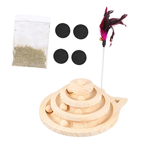 BESPORTBLE Katzen-Plattenspieler Kreis Katzenspielzeug mit Ball Trainingsspielzeug interaktives Spielzeug holzspielzeug Cats Claw Haustier Katze Plattenspieler Kätzchen Plattenspieler hölzern BESPORTBLE Katzen-Plattenspieler Kreis Katzenspielzeug mit Ball Trainingsspielzeug interaktives Spielzeug holzspielzeug Cats Claw Haustier Katze Plattenspieler Kätzchen Plattenspieler hölzern von BESPORTBLE